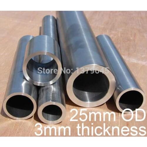 25mm OD 19mm ID 25*3*500 GR2 titanium tube TA2 titanium alloy pipe anti-corrosion high temperature pressure Ti tubing