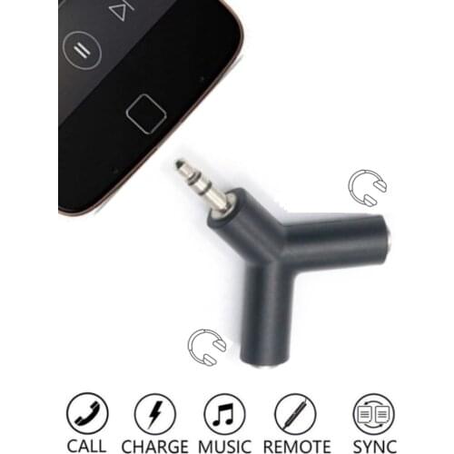 Y Dual 3.5MM Jack Aux Earphone Adapter Male To Female Headphone Splitter Cable Adapters Convenient Audio Line 1 to 2 AUX Cable
