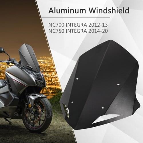 Motorcycle Accessories Aluminum Windscreen Windshield Wind Shield Deflector For HONDA NC700 INTEGRA NC750 INTEGRA NC 750 700