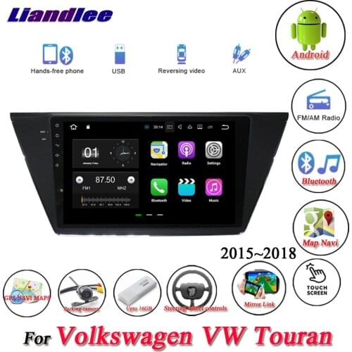 Car Android Multimedia System For VW Touran 2015-2018 Radio Player USB GPS Wifi Navigation HD Stereo Screen