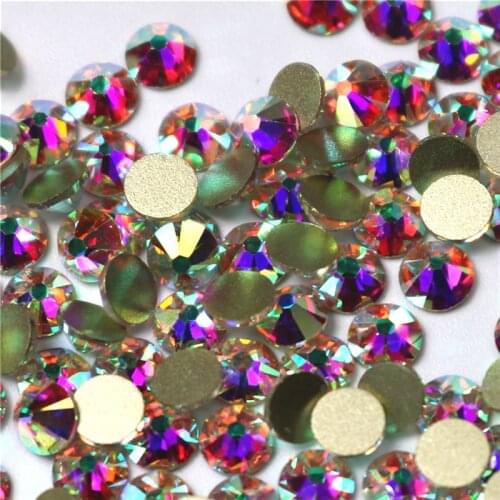 Glitter Tips Crystal Mix Non Hotfix Crystal Rhinestones Glass Nails Art Rhinestones for Nail Bling Garment Decorative Rhinestone