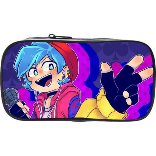 Friday Night Funkin Pencil Case Anime Pen Bag wallet Large Capacity Students Cartoon Pencil Box Boys Girls School Supplies