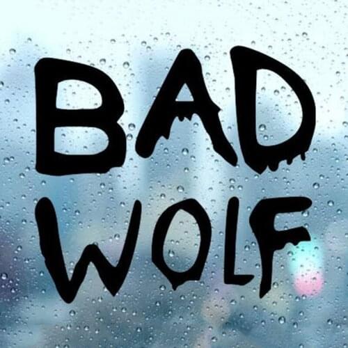 Black/Sliver Bad Wolf Car Sticker Small/Big Size Removable Waterproof Window Body Decal S1349