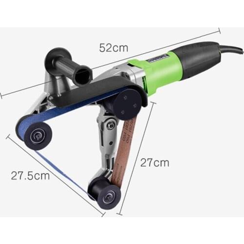 Electric Stainless Steel Round Pipe Drawing Abrasive Belt Polishing Grinding Machine