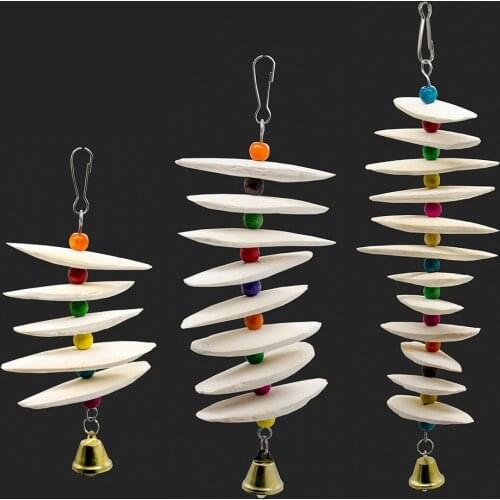 Bird Toys Cuttle fish Bone Parrots Budgie Sepia Perch Parakeet Cockatiel Pet Cage Decoration Toys Molar Toys Pet Bite Supplies