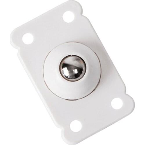 4Pcs Adhesive Pulley Storage Box Pulley Paste Type Universal Pulley Can Self-adhesive Pulley Home No Noise No Scratches Box