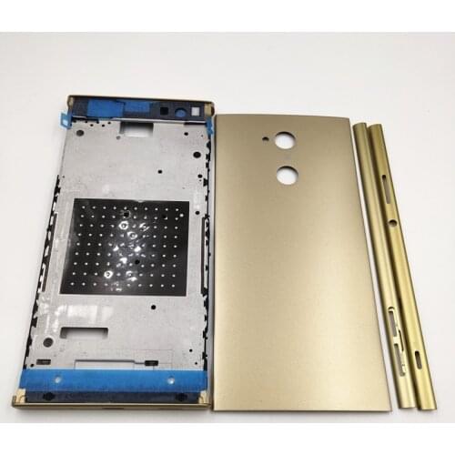 Original For Sony Xperia XA2 Ultra C8 H4233 H3213 Full Housing Middle Front Frame Bezel With Battery Back Cover