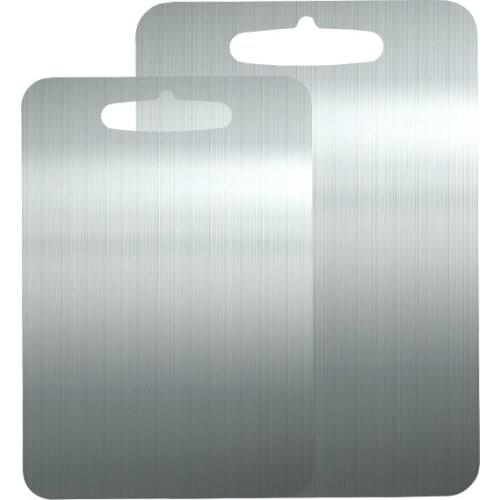 Kitchen Tool Knife Tool 304 Stainless Steel Cutting Board Kitchen Chopping Blocks Tool