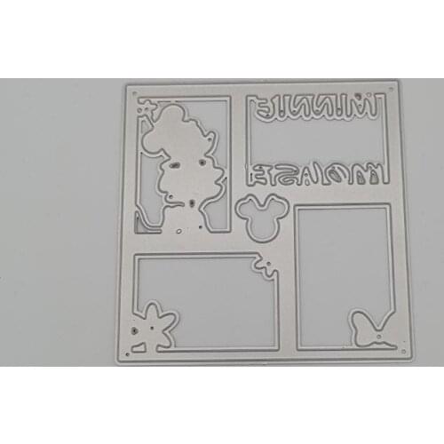 Metal Cut Dies Stencils mouse for Scrapbooking Stamp/photo album Decorative Embossing DIY Paper Cards