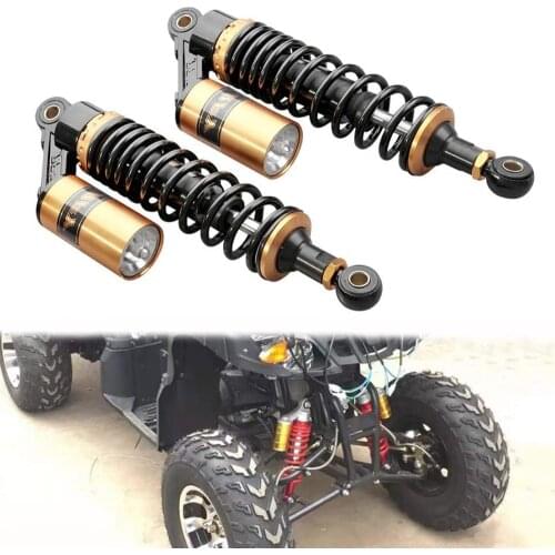 2 PCS Motorcycle Universal Air Shocks Absorber 340mm Rear For Honda Kawasaki Suzuki Yamaha Go Kart Scooters Sport Street Bike