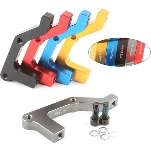 MTB Bike Disc Brake Rotors Front Rear for PM-PM-F / R203 for PM-IS-R203 Caliper Adapter Aluminium Alloy Post Mount Adapter