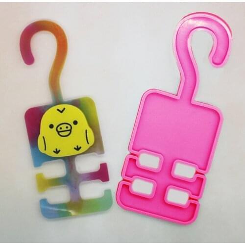 New product silicone mold DIY hanger car hook mold silicone bracket hook silicone mold