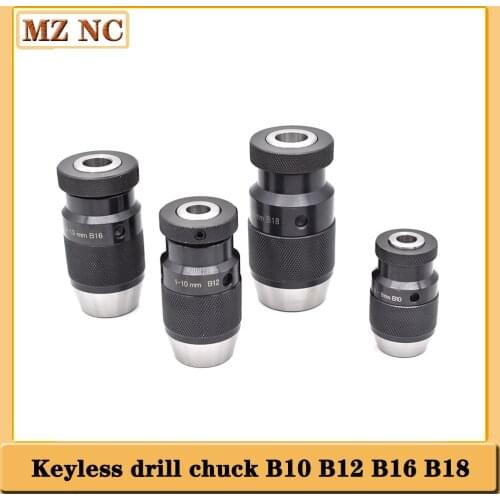 B10 B12 B16 Collect chuck B18 1-16MM B22 chuck Drill Chuck Self Tightening Taper chuck for Lathe Drilling Machine