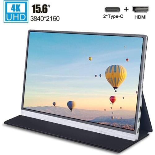 15.6 Portable LCD Monitor USB Type C HDMI Display For Laptop Phone Xbox Switch PS4 Wireless Projection IPS Gaming Monitor Screen