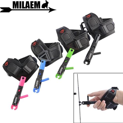 Archery Compound Bow Release Aids Straps Trigger Caliper Wrist Hunting Bow Target Shooting Accessories