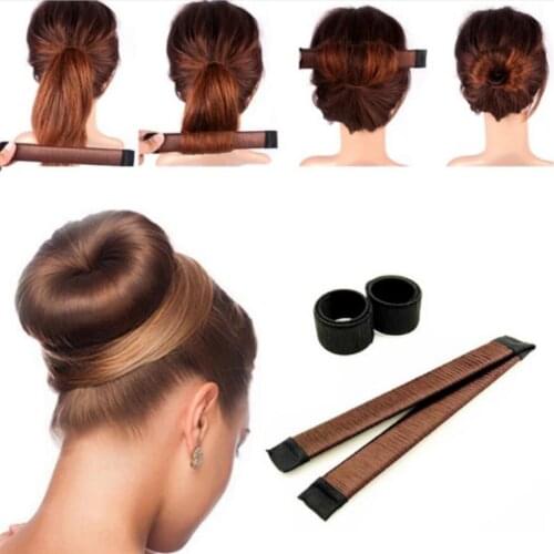 Magic Hair Bun Rolls Maker Scrunchie For Women Chignon Donut Hairstyle Topknot Curler Roller Twist Braid Doughnuts Styling Tools