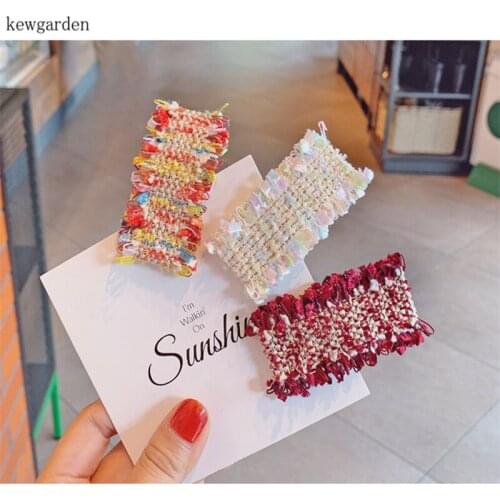 Kewgarden Baby Girls Colorful Hairclips Hair Side BB Clips Accessories Child Headwear 8cm 10PCS