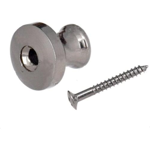 2Pcs Big Cone Gun Color Bass Guitar Strap Button Strap Lock Metal End Pin Peg E-1015 Guitar Accessories