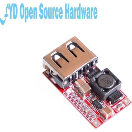 5pcs 6-24V 24V 12V to 5V USB Step Down Module DC-DC Converter Phone Charger Car Power Supply Module Efficiency 97.5% Buck Module