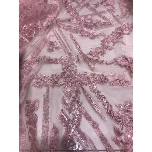 African Lace Fabric High Quality French Tulle Lace Fabric Nigerian Lace Fabrics SYJ-328818 For Wedding