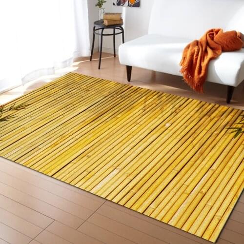Bamboo Zen Chinese Style Carpet for Living Room Rug Kids Bedroom Bedside Rugs Carpets Home Sofa Table Decor Mat