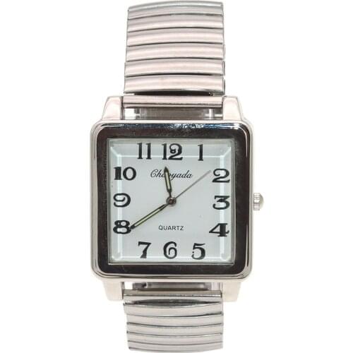 Hot Men Watchc Casual Round Lady Men Simple Watch Fashion Elastic Band Men Women Elastic Band Simple Quartz Dress Wristwatch