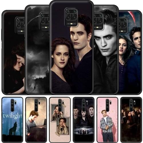 Phone Case for Xiaomi Redmi Note 9S 8T 9 Pro 9A 7 8 K30 7A 8A 9C 9i 10X 6A 4G Soft Black Shell Cover Twilight vampire