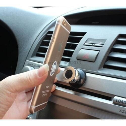 By DHL 100pcs Car Holder Mini Air Vent Mount Magnet Magnetic Cell Phone Mobile Holder Universal For iPhone