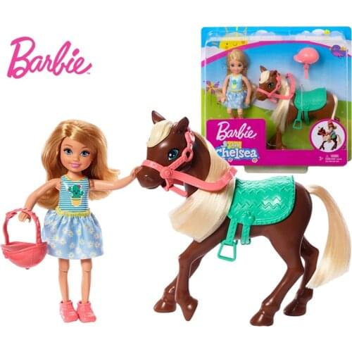 Chelsea Barbie Doll Toy Original Baby Toy Doll Accessoriel Toys Girls Horse Barbie Clothes for Dolls Toys for Girls Gift