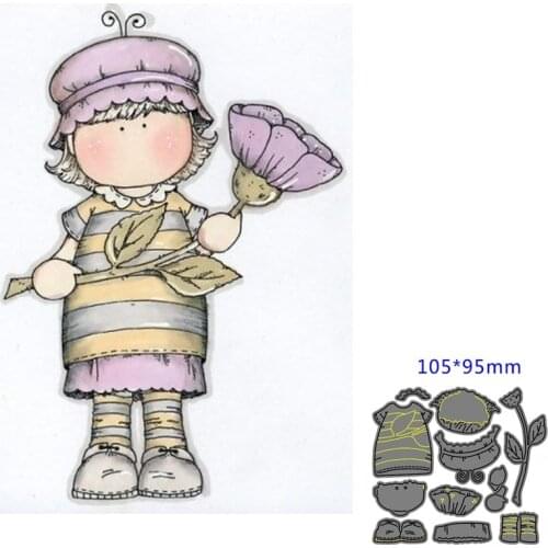 Metal Cutting Die girl DIY Scrapbooking Paper Cards Decorative Craft Embossing