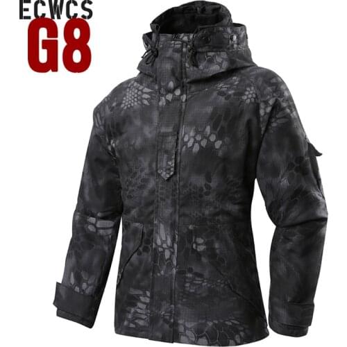 2019 Softshell M-65 Winter G8 ECWCS softshell hunting jacket men Windbreaker Typhon Hoody field hiking jacket Coat with Linner