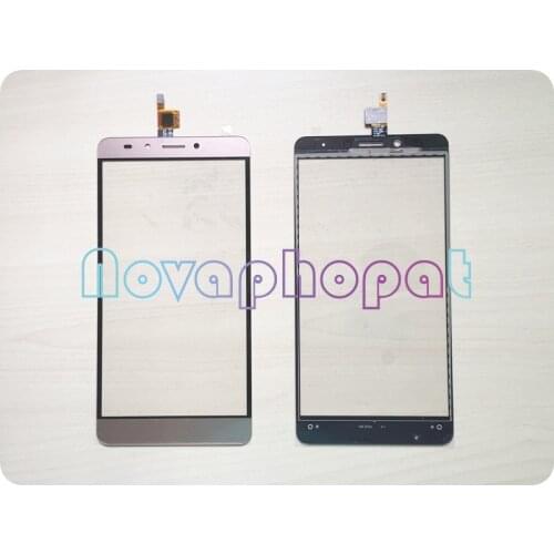 Novaphopat Golden Touchscreen For Infinix Note 3 X601 Touch Screen Digitizer Sensor Touch Panel Glass Screen Replacement