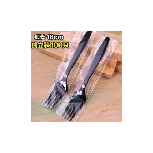 Disposable Fork Western Cutlery Disposable Knife And Fork Spoon 100 Individually Packed Forks