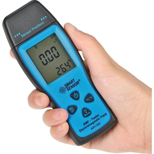 Handheld Digital LCD radiation dosimeter Mini EMF Tester Electromagnetic Field Radiation Detector Dosimeter Tester Meter Counter