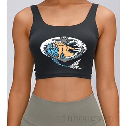 Mermaid Fantasy Ocean Vintage Tank Top High Street Family Summer Style Casual S-2xl Sexy Create Tops Vest