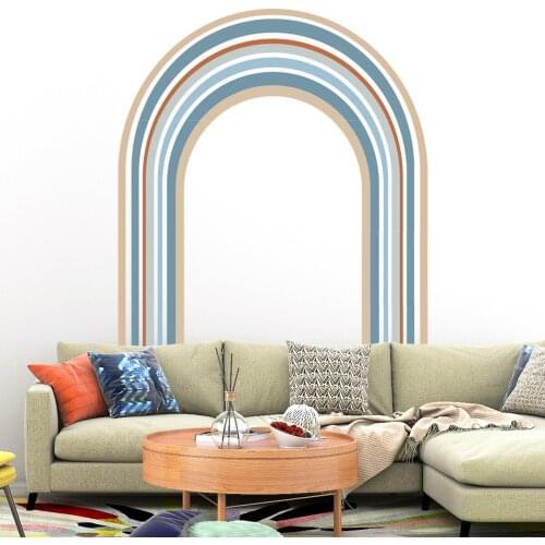 Removable Rainbow Wall Stickers for Baby Room Home Decor Living Room Art Posters Nursery Wall Decals Room Decoration Wallpaper