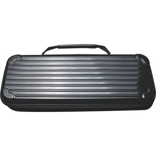 38.5 X 15 X 5cm 87 Keys Keyboard Storage Bag Portable Carrying Case For 60% 75% 80% Mechanical Keyboard - Black Slver