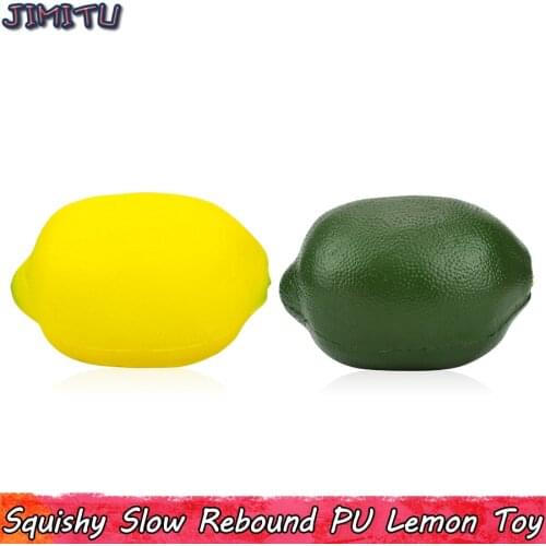 Lemon Squishy Toy Funny Anti Stress Slow Rising Squishies Educational Toys Squishies Squeeze Antistress Home Party Decor for Kid