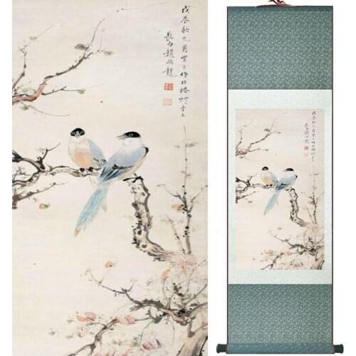 Birds and flower painting home office decoration painting home painting No.033020
