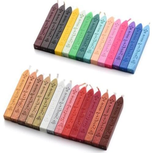 2pcs Wax with Core Wax Seal Wax Postcard Envelope Dedicated Wax with Core Clear Stamps and Dies