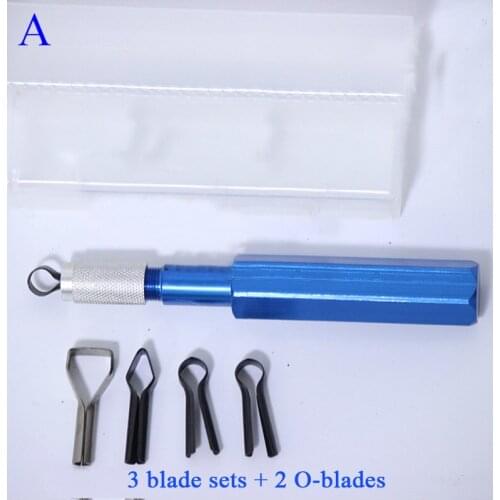 1pcs manual slotter welding kit installation tool for plastic floor outdoor indoor playground, multiple manual slotter blades