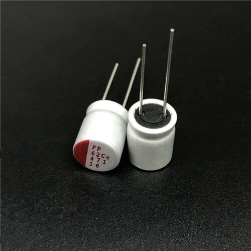 10pcs 470uF 16V FP 10x12.5mm Low ESR Top Grade 16V470uF VGA/Motherboard Solid Capacitor