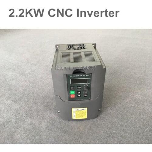 2.2KW Variable Frequency Drive VFD Inverter 3HP 220V VSD for CNC router Spindle motor speed control