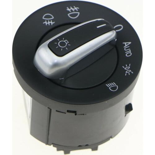 5ND941431B Car Chrome Euro Switch AUTO Headlight For 2006-2009 VW Jetta Passat B6 Golf GTI MK5 MK6 5ND 941 431 A 3C8 941 431A