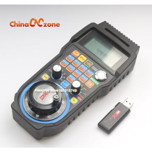 6 Axis Wireless CNC Handwheel Mach3 MPG Pendant Manual Pulse Generator Machine Lathe Control Accessories WHB04B-6 Handwheel Tool