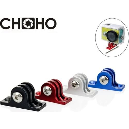 CNC Aluminum Mount Flat Fixed Base Low Angle Surfboard Surface For GoPro 8 7 6 5 4 SJCAM SJ5000 Xiaoyi II Lite 4K Accessories