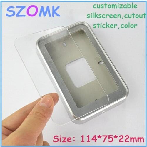 Diy electronic plastic housing (10pcs) 114*75*22mm project box plastic instrument case outlet enclosures switch case