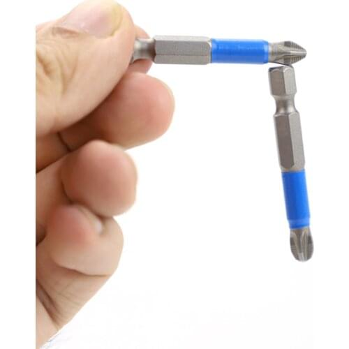 Magnetic 1/4 Hex Shank Drill Hole Cutter Metal Drilling Long Screwdriver Bits 25-150mm Cross Head Woodworking Tools Wholesale