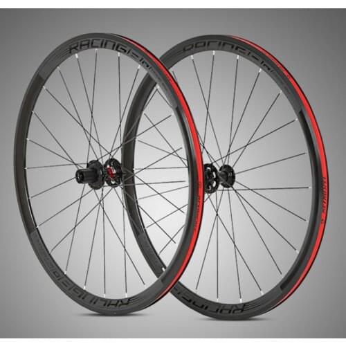 Road Aluminum Wheelset 4 Sealed Bearings 700C Road Alloy Wheel RS2.0 40mm Bike Rim Colorful Decal standard bicycle velo rouler