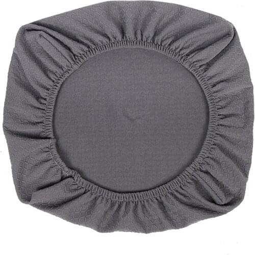 Stretch Removable Washable Dining Room Chair Protector Slipcovers/Home Decor Dining Room Seat Cover Grey_L